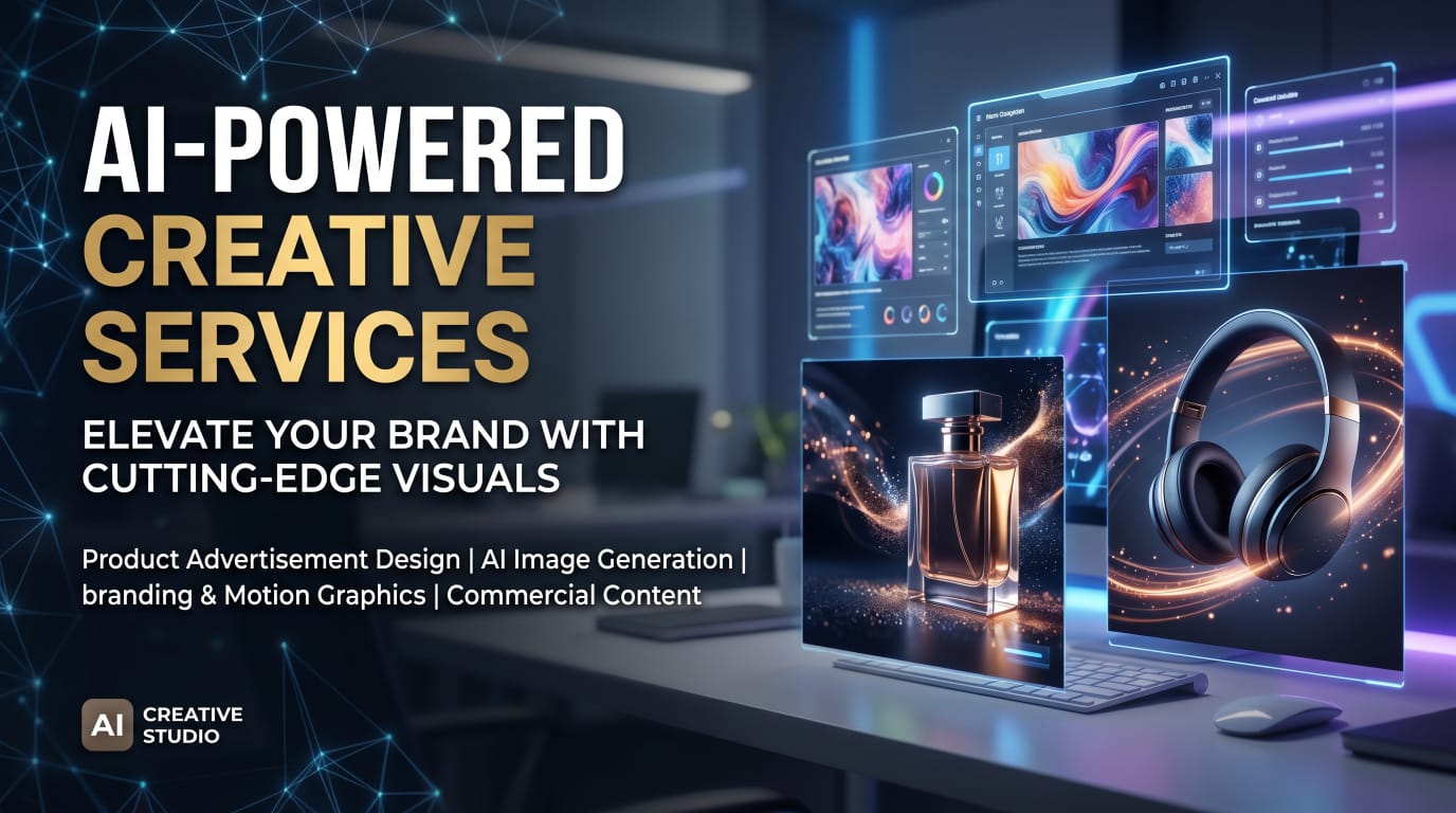 I provide professional AI-powered creative services